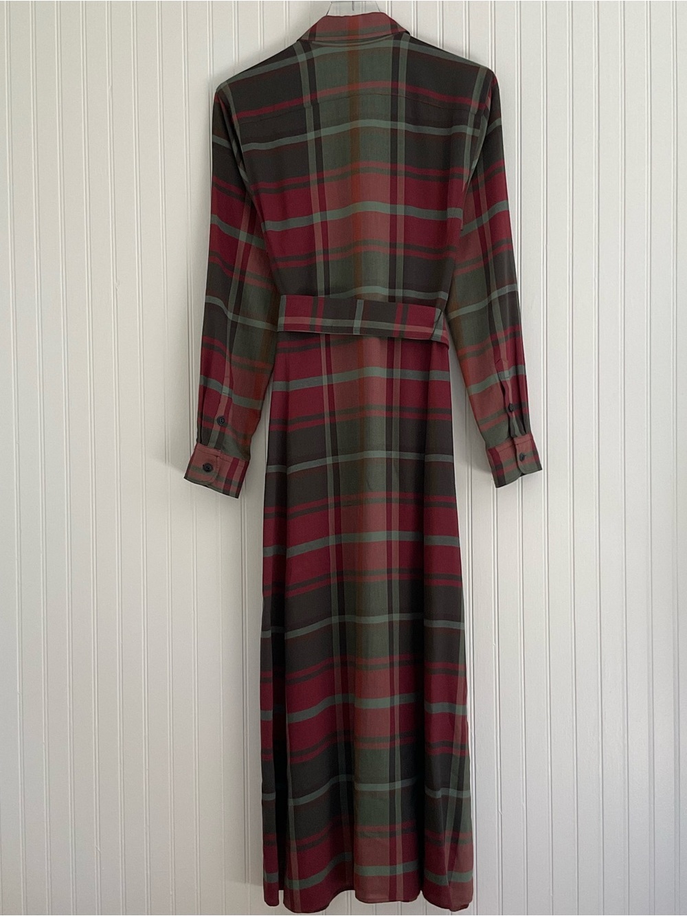 Polo Ralph Lauren Checked Cotton-Blend Maxi Dress - Picture 9 of 13